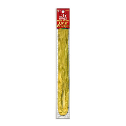 DIY BRAIDING BOUTIQUE HAIR WRAPS 1.5MM SHINE ROUND
