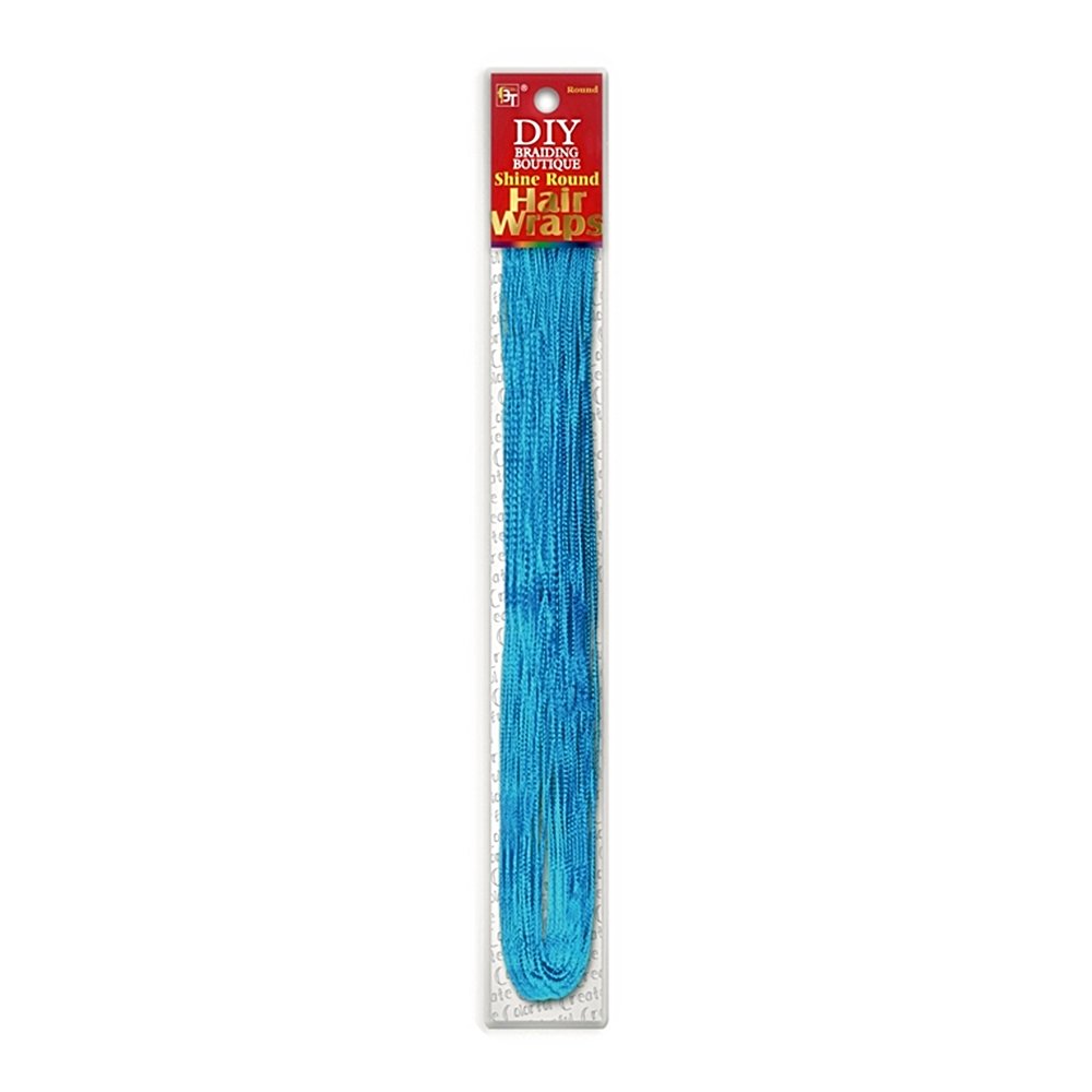 DIY BRAIDING BOUTIQUE HAIR WRAPS 1.5MM SHINE ROUND