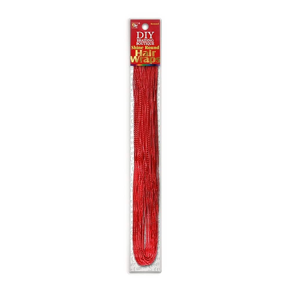 DIY BRAIDING BOUTIQUE HAIR WRAPS 1.5MM SHINE ROUND