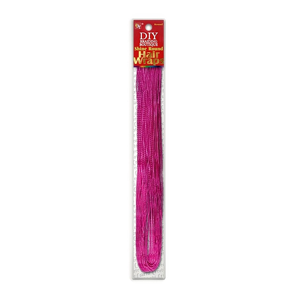 DIY BRAIDING BOUTIQUE HAIR WRAPS 1.5MM SHINE ROUND