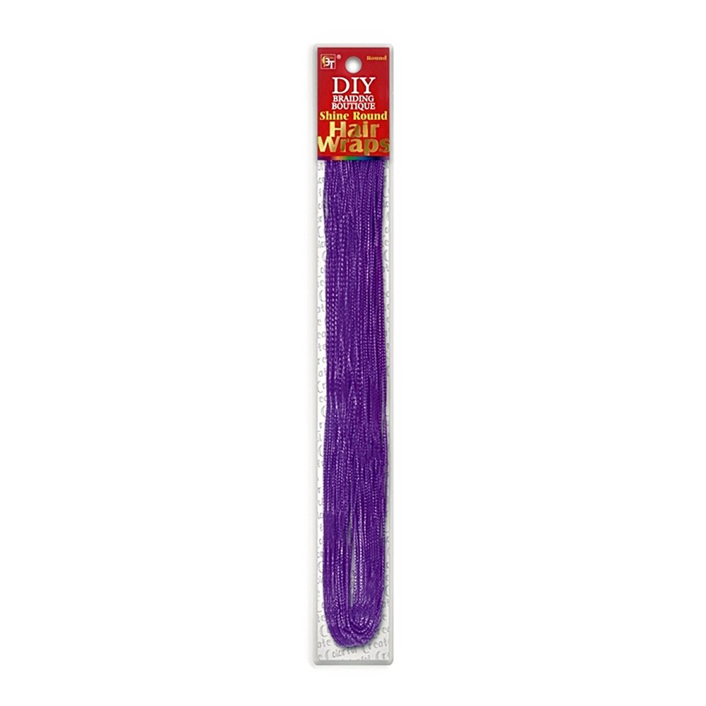 DIY BRAIDING BOUTIQUE HAIR WRAPS 1.5MM SHINE ROUND