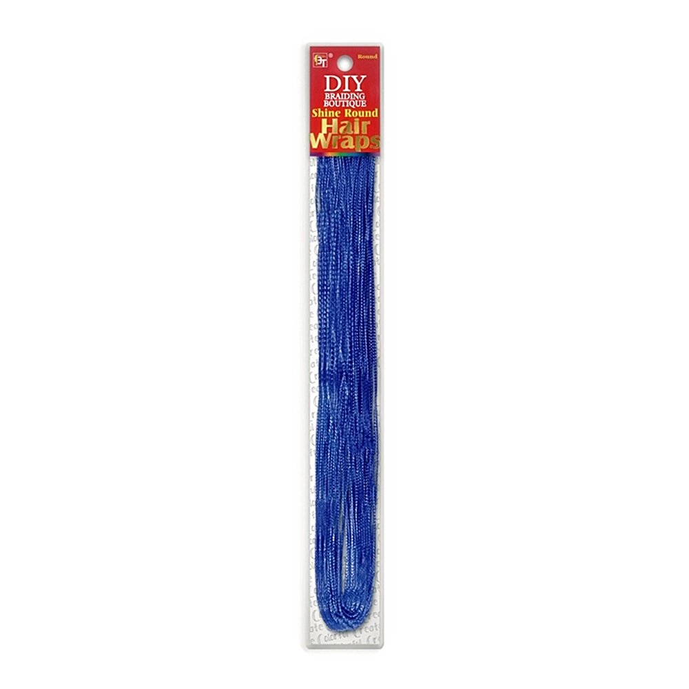 DIY BRAIDING BOUTIQUE HAIR WRAPS 1.5MM SHINE ROUND