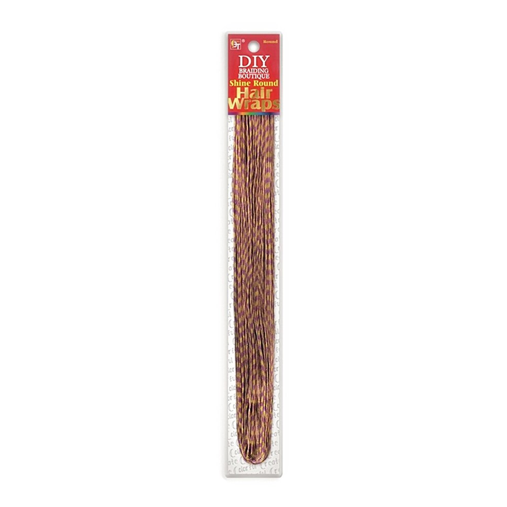 DIY BRAIDING BOUTIQUE HAIR WRAPS 1.5MM SHINE ROUND