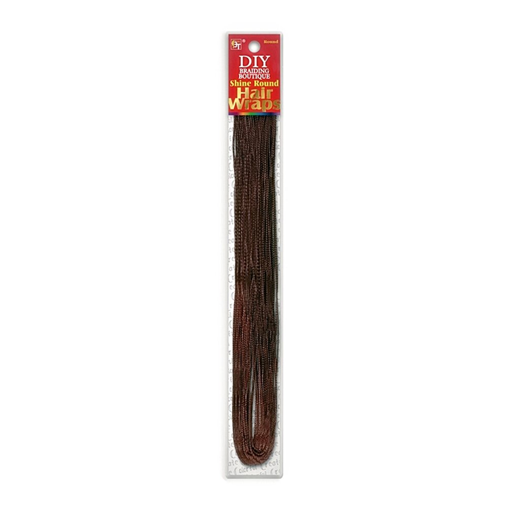 DIY BRAIDING BOUTIQUE HAIR WRAPS 1.5MM SHINE ROUND
