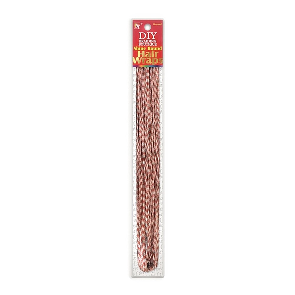 DIY BRAIDING BOUTIQUE HAIR WRAPS 1.5MM SHINE ROUND