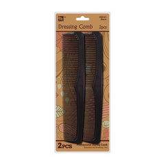 PLASTIC COMB SET DRESSING COMB 2 PCS 8.75