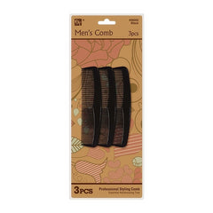 PLASTIC COMB SET MEN'S COMB 3 PCS 4.75
