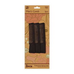 PLASTIC COMB SET MEN'S COMB 3 PCS 5.25