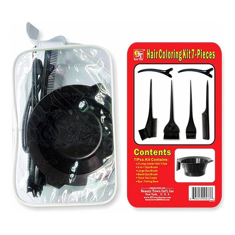 HAIR COLORING KIT 7 PCS