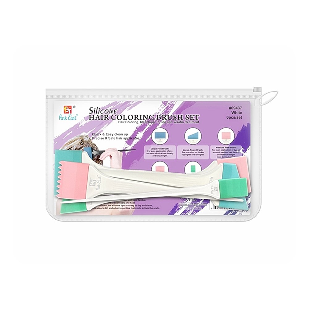 SILICONE HAIR COLORING BRUSH SET