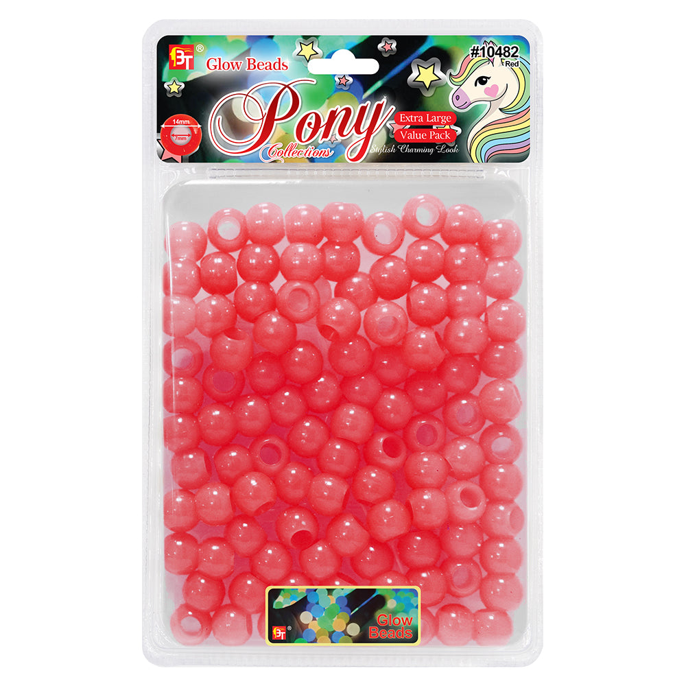 EXTRA LARGE GLOW ROUND BEADS VALUE PACK