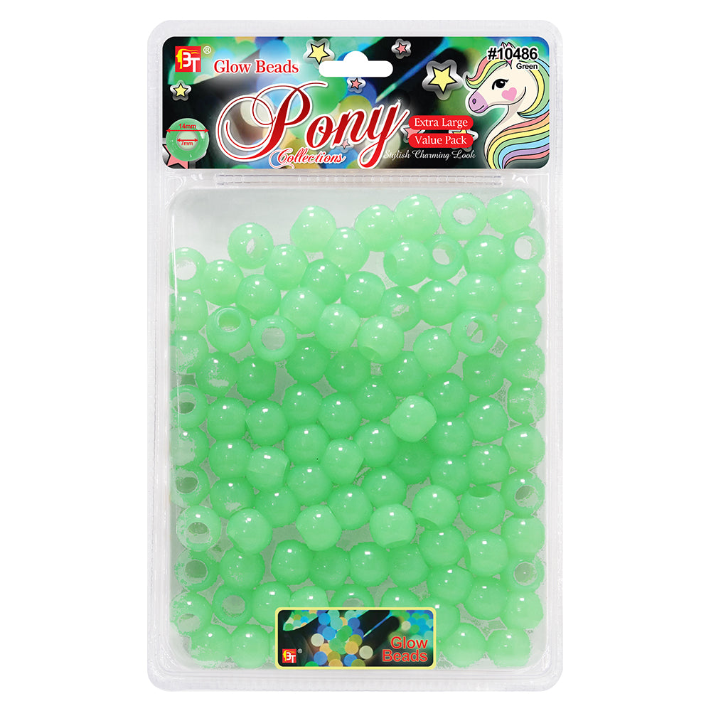 EXTRA LARGE GLOW ROUND BEADS VALUE PACK