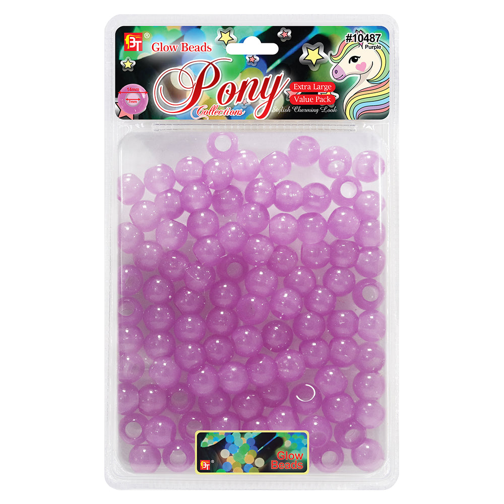 EXTRA LARGE GLOW ROUND BEADS VALUE PACK