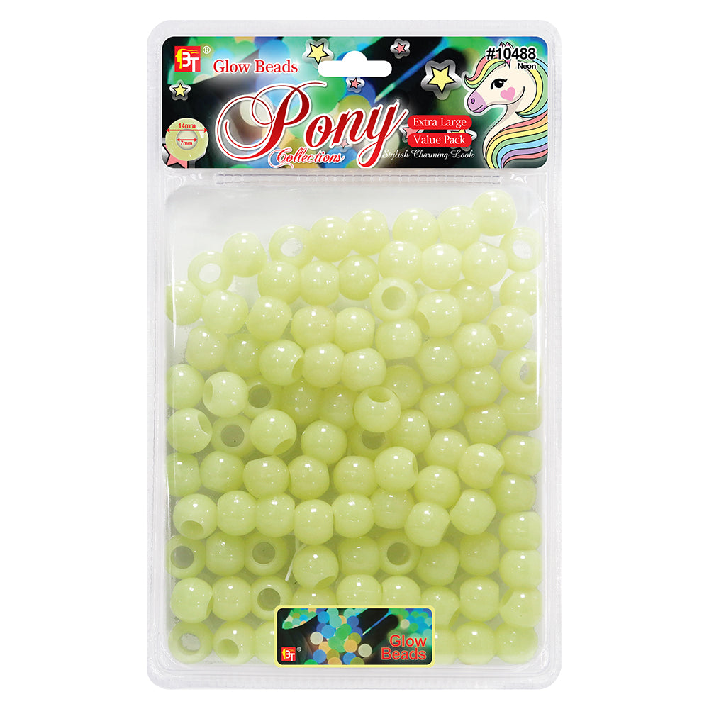 EXTRA LARGE GLOW ROUND BEADS VALUE PACK