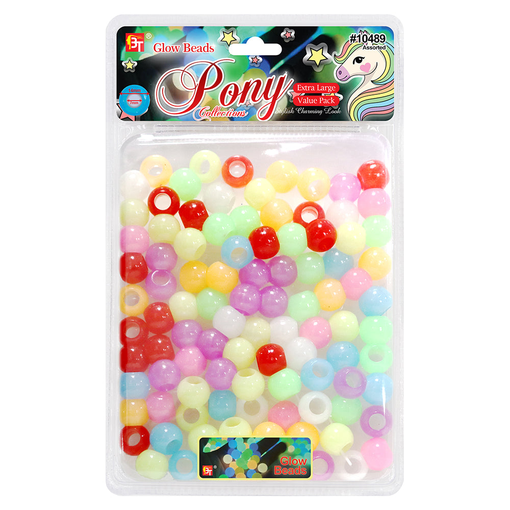 EXTRA LARGE GLOW ROUND BEADS VALUE PACK