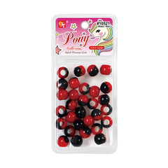 EXTRA LARGE TWO TONE COLOR ROUND BEADS