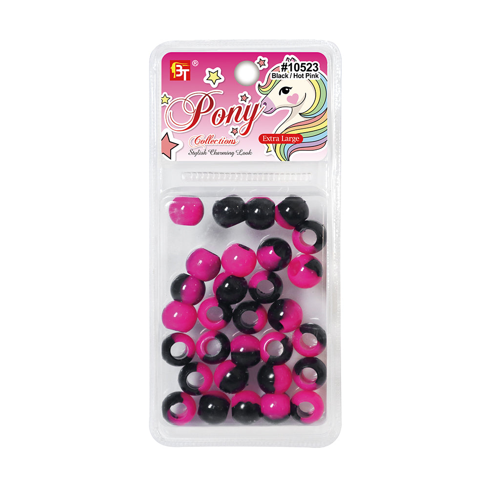 EXTRA LARGE TWO TONE COLOR ROUND BEADS