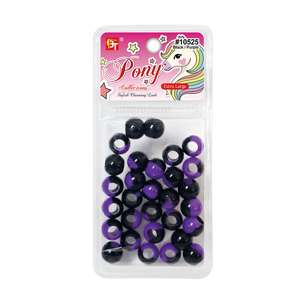 EXTRA LARGE TWO TONE COLOR ROUND BEADS