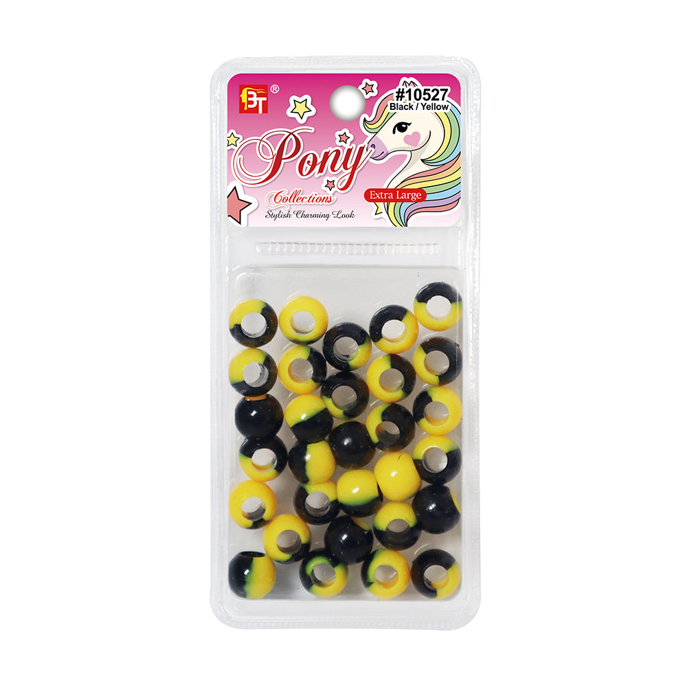 EXTRA LARGE TWO TONE COLOR ROUND BEADS