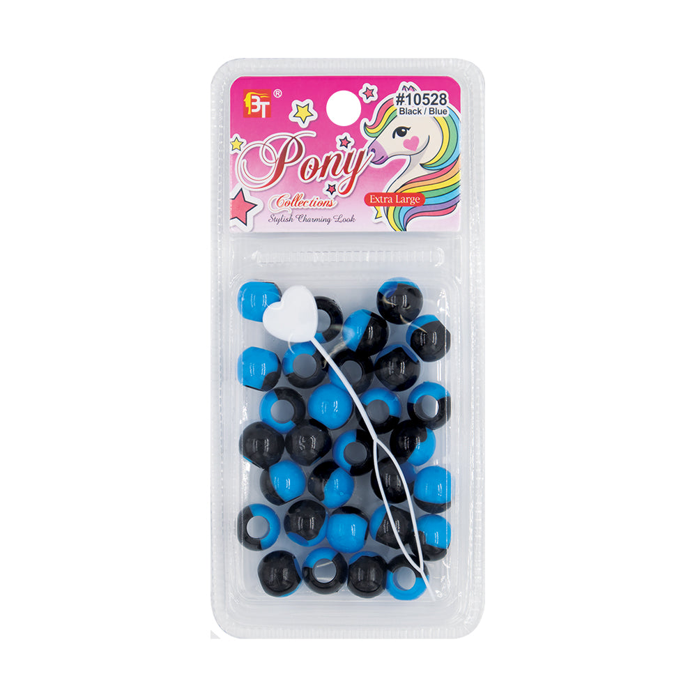 EXTRA LARGE TWO TONE COLOR ROUND BEADS