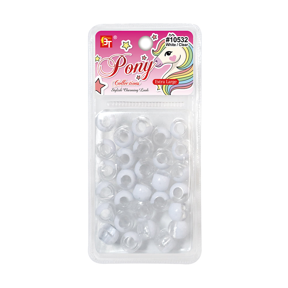 EXTRA LARGE TWO TONE COLOR ROUND BEADS