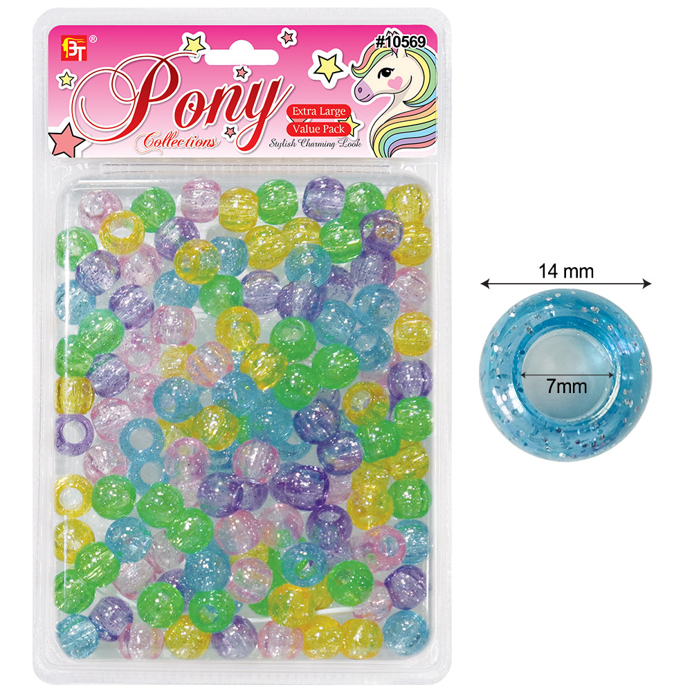 EXTRA LARGE SPRINKLES ROUND BEADS VALUE PACK