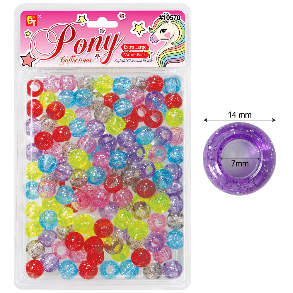 EXTRA LARGE SPRINKLES ROUND BEADS VALUE PACK