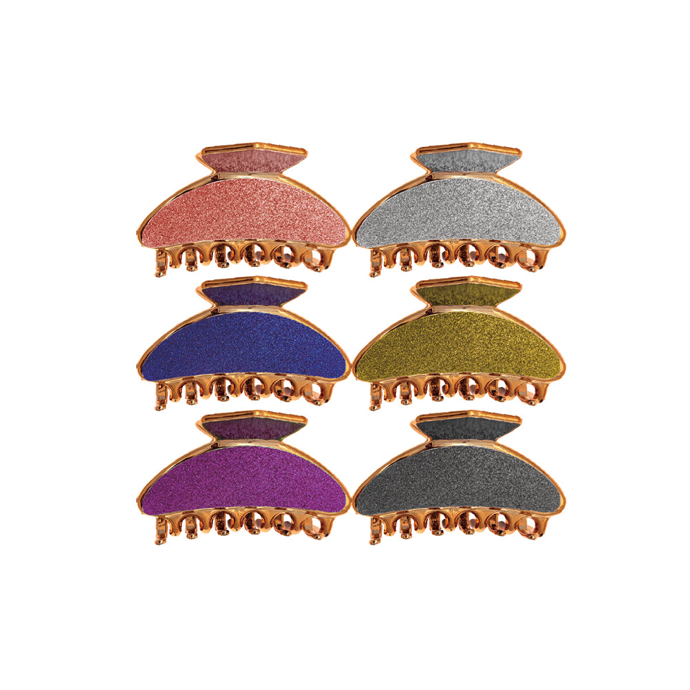 Plated Claw Hair Clip (Small) - 12pcs