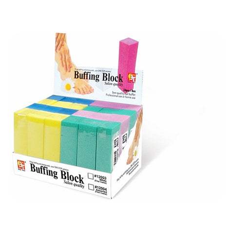 SANDING BLOCK COLOR ASSORTED 24 PCS (FINE COAESE)