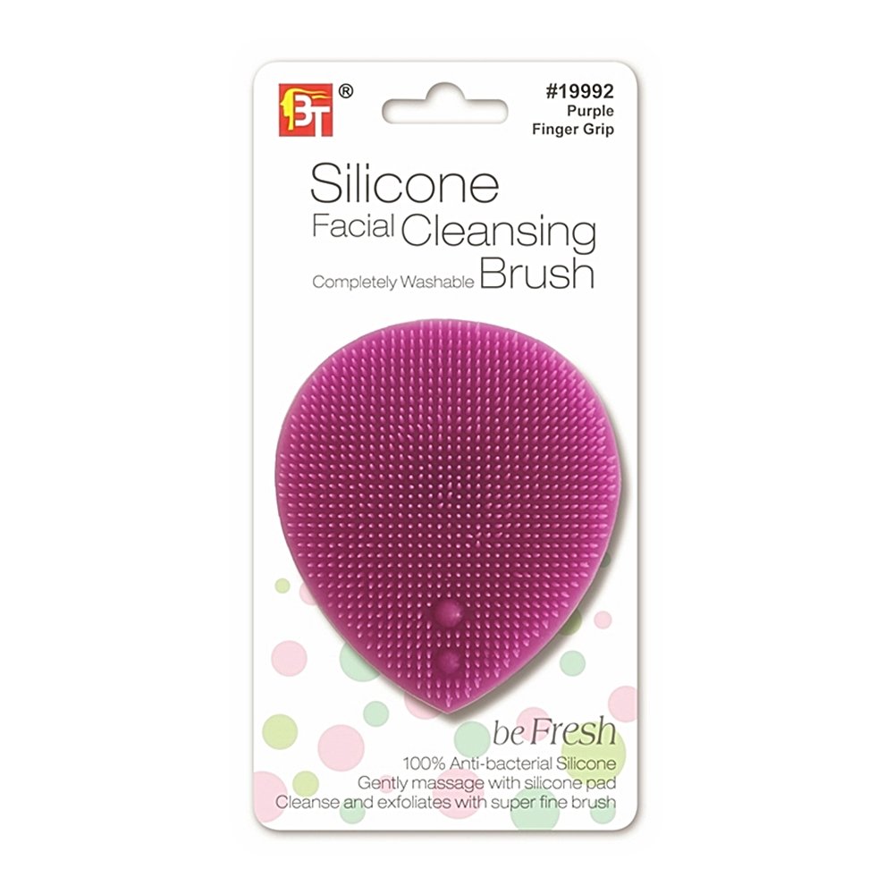 SILICONE FACIAL CLEANSING BRUSH LARGE FINGER GRIP