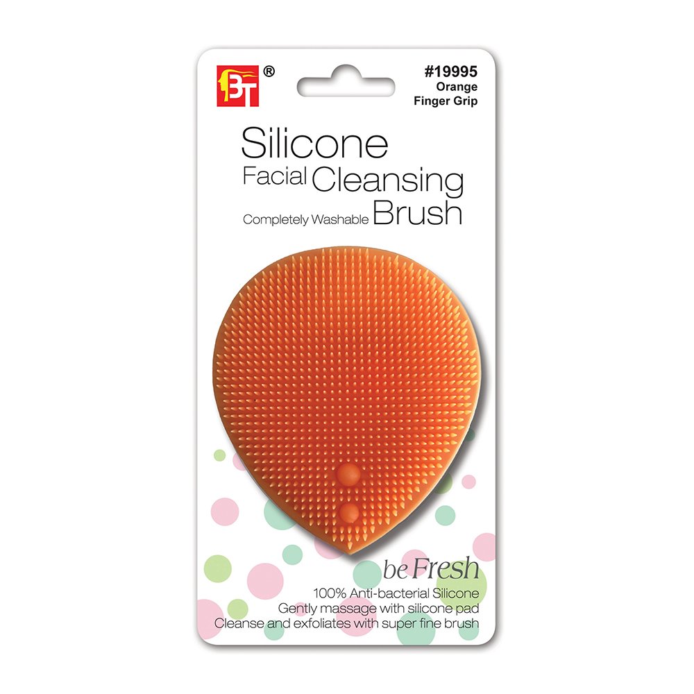 SILICONE FACIAL CLEANSING BRUSH LARGE FINGER GRIP