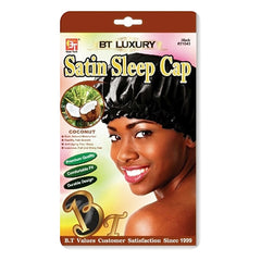SATIN SLEEP CAP - Coconut Oil Treated