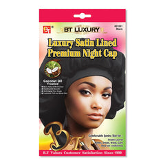 LUXURY SATIN LINED PREMIUM NIGHT CAP