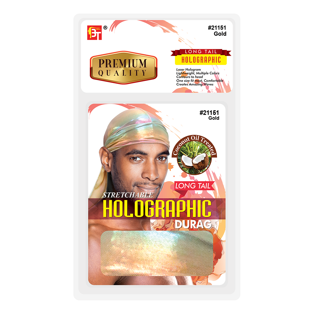 STRETCHABLE HOLOGRAPHIC DURAG