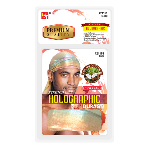 STRETCHABLE HOLOGRAPHIC DURAG