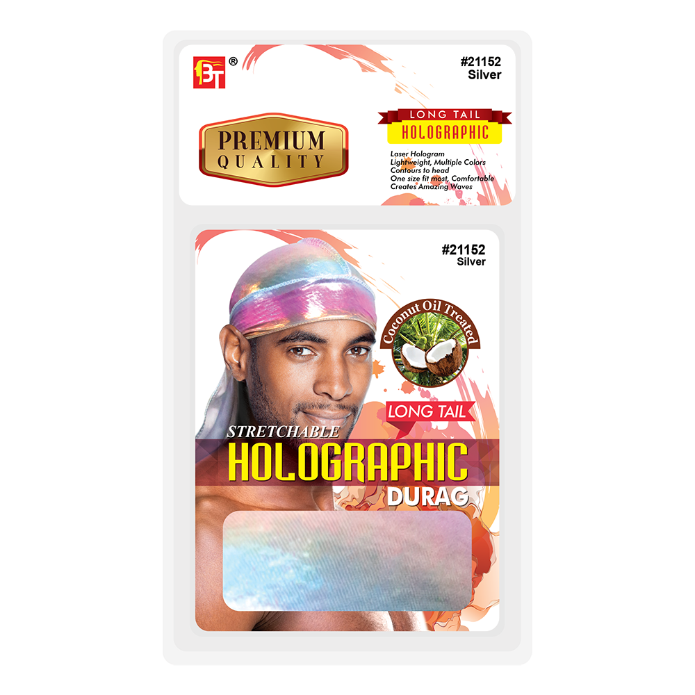 STRETCHABLE HOLOGRAPHIC DURAG