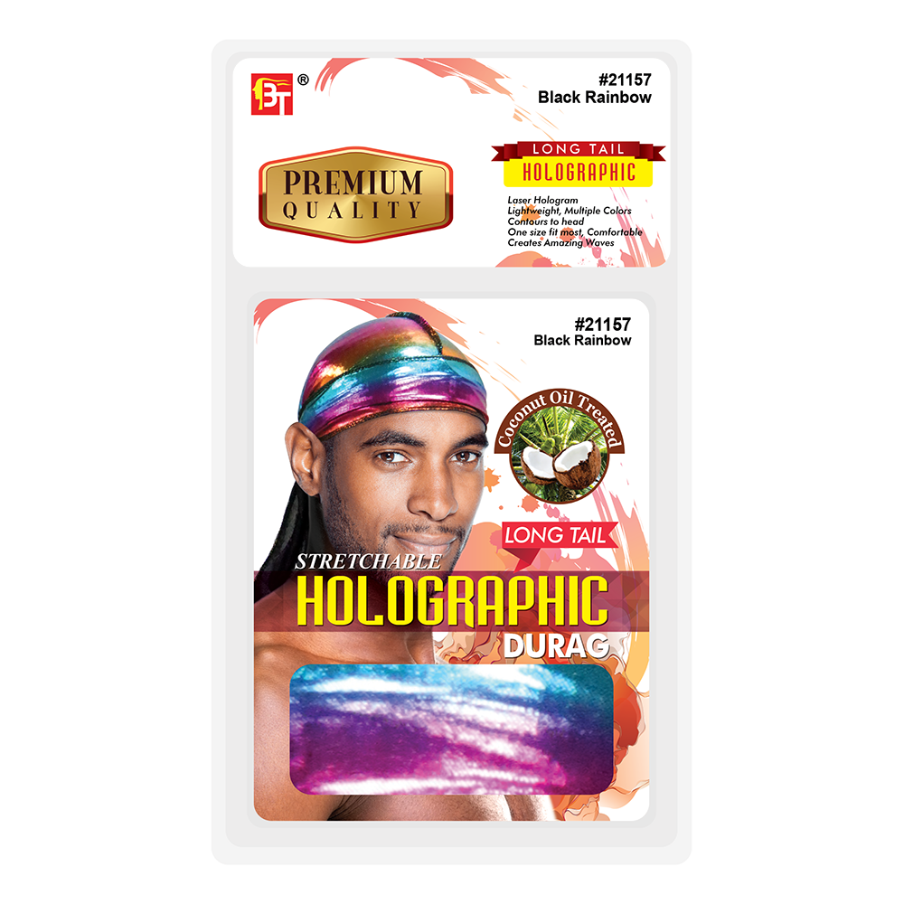 STRETCHABLE HOLOGRAPHIC DURAG