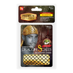 STRETCHABLE DRAGON SCALES HOLOGRAPHIC DURAG