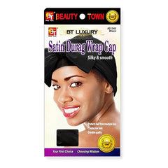 SATIN DURAG WRAP CAP