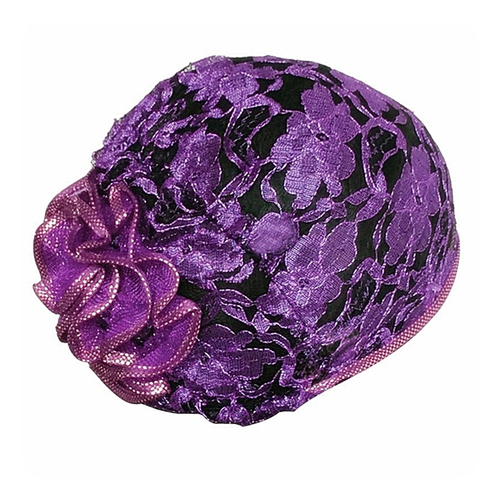 MESH LACE FLOWER CAP