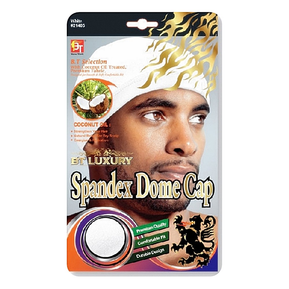 MAN SPANDEX DOME CAP - Coconut Oil Treated