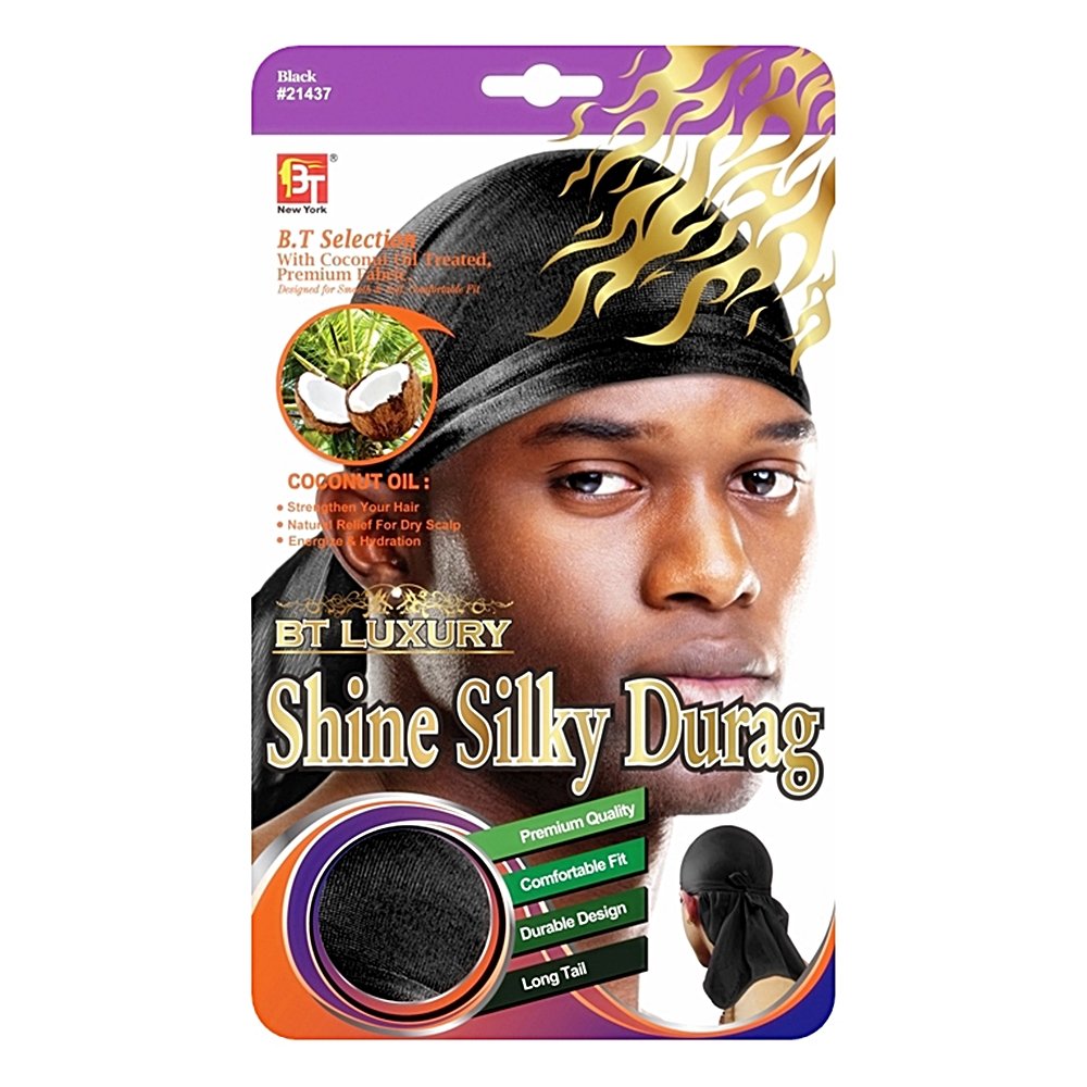 SHINE SILKY DURAG - Coconut Oil Treated