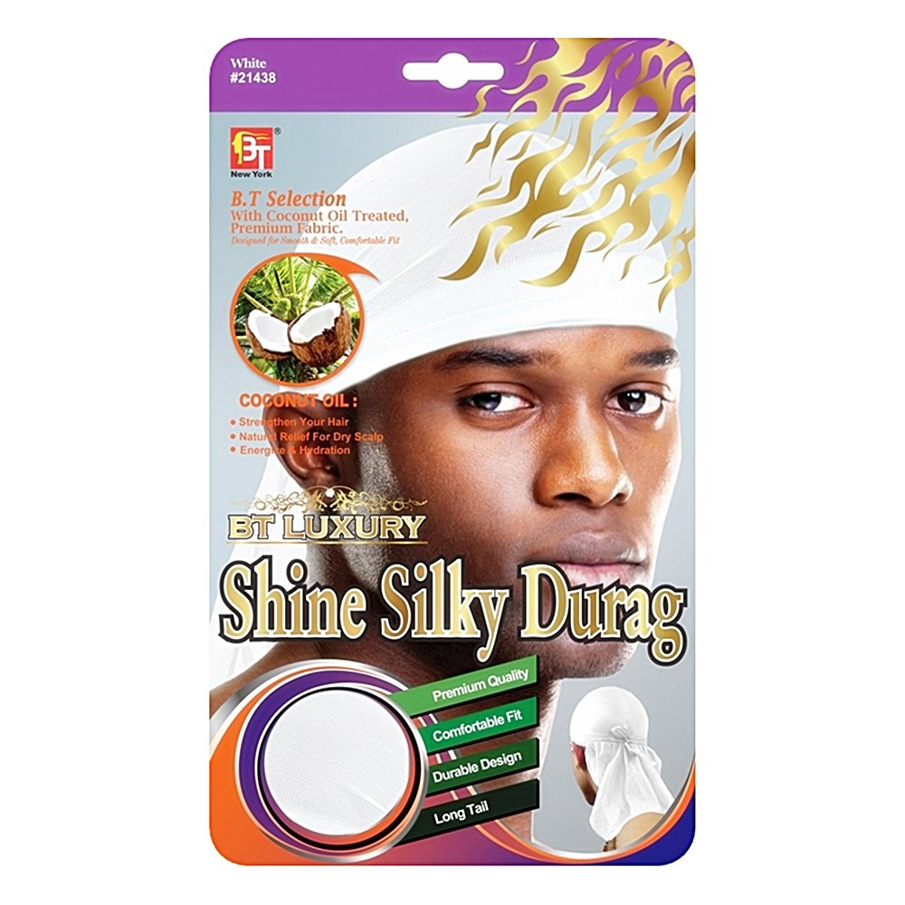 SHINE SILKY DURAG - Coconut Oil Treated