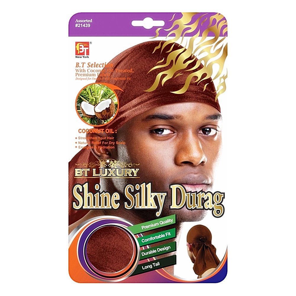 SHINE SILKY DURAG - Coconut Oil Treated