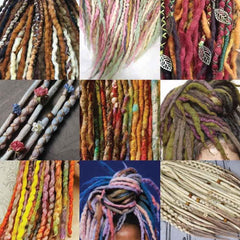 NATURAL 100% WOOL DREADLOCK 43INCH