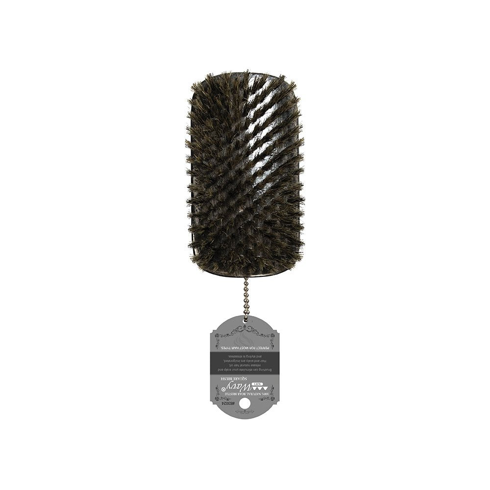 WAVY WAVE BRUSH "SOFT" GRAY (100% BOAR BRISTLE)