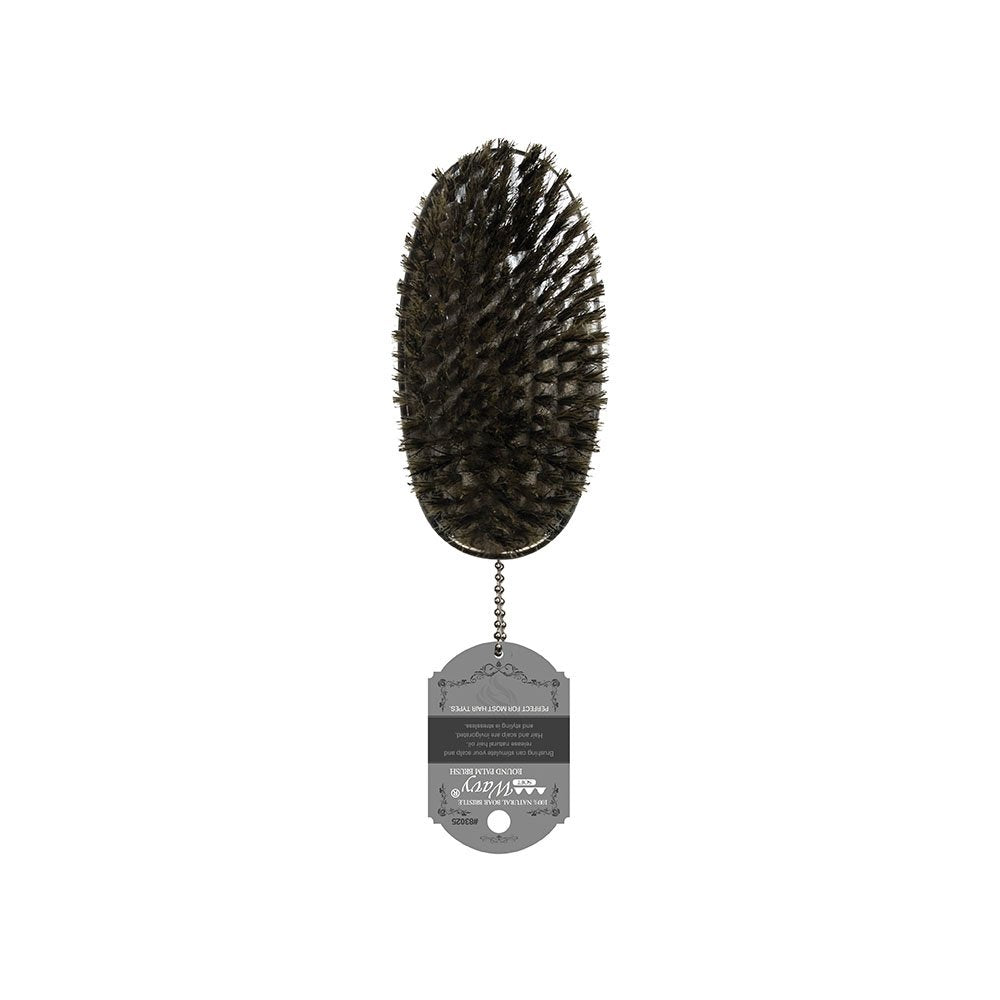 WAVY WAVE BRUSH "SOFT" GRAY (100% BOAR BRISTLE)