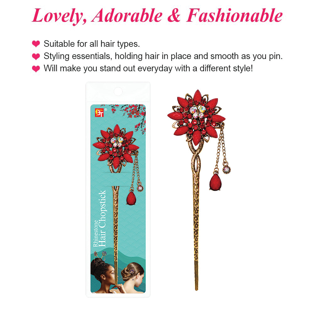 Rhinestone Hair Chopsticks (15 Styles)