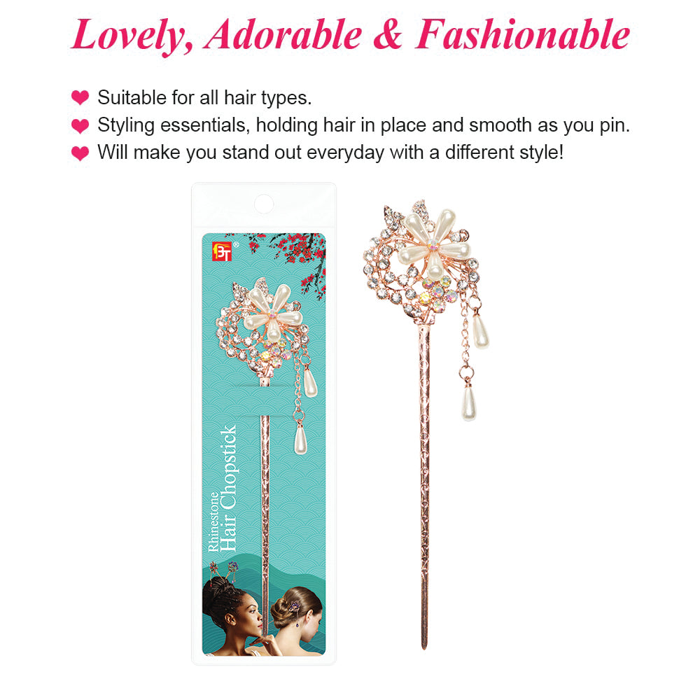 Rhinestone Hair Chopsticks (15 Styles)