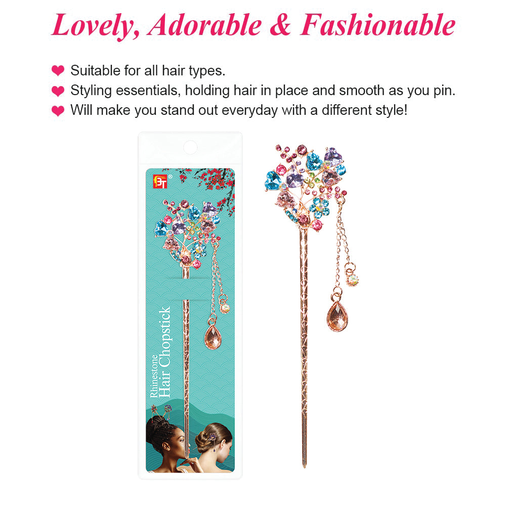 Rhinestone Hair Chopsticks (15 Styles)